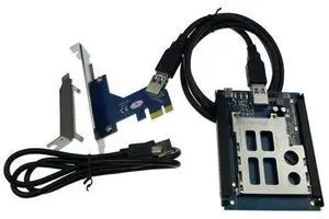 IT-GO PCIe PCI express USB 2.0 To ExpressCard 34 mm 54 mm slot Adapter PCIexpress to Express Card Converter Reader IT-GO PCIe PCI express USB 2.0 To ExpressCard 34 mm 54 mm slot Adapter PCIexpress to Express Card Converter Reader