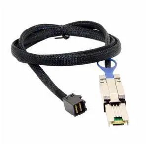 External Mini SAS SFF-8088 to Mini SAS High Density SFF-8643 Server Hard Disk Raid Data Cable 100cm External Mini SAS SFF-8088 to Mini SAS High Density SFF-8643 Server Hard Disk Raid Data Cable 100cm
