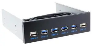 20Pin Motherboard to USB 3.0 + 2.0 6 Ports Front Panel internal Bracket 4 5.25" 20Pin Motherboard to USB 3.0 + 2.0 6 Ports Front Panel internal Bracket 4 5.25"