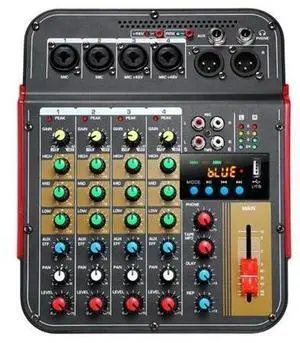 6Channel Audios Mixer DSP Reverbs Effect USB Home Studio Recording Equipment 6Channel Audios Mixer DSP Reverbs Effect USB Home Studio Recording Equipment