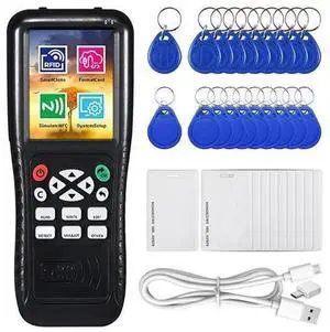 RFID ID Duplicator Copier Decode Function Smart Card Key Machine RFID NFC Copier ID Reader Burner T557 125khz H-ID Card-AB01 RFID ID Duplicator Copier Decode Function Smart Card Key Machine RFID NFC Copier ID Reader Burner T557 125khz H-ID Card-AB01