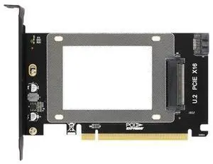 PCI-E Riser 3.0 4X X16 to U.2 SFF-8639 Adapter NVMe PCIe SSD PCI-e to U2 Card M.2 NGFF 2.5' SSD to PCI-EX16 PCI-E Riser 3.0 4X X16 to U.2 SFF-8639 Adapter NVMe PCIe SSD PCI-e to U2 Card M.2 NGFF 2.5' SSD to PCI-EX16
