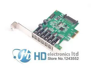 6 Ports USB 2.0 PCIE HUB CARD Renesas usb expansion USB 2.0 PCI-Express card (6 external Ports and 2 internal Ports) 6 Ports USB 2.0 PCIE HUB CARD Renesas usb expansion USB 2.0 PCI-Express card (6 external Ports and 2 internal Ports)