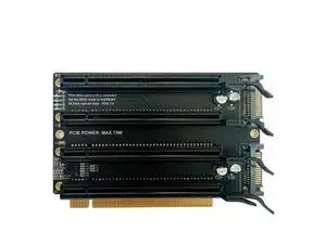 PCI-E 3.0 x16 1 to 4 Expansion Card Gen3 Split Card PCIe-Bifurcation x16 to x4x4x4x4 20.2mm Spaced Slots SATA Power Supply PCI-E 3.0 x16 1 to 4 Expansion Card Gen3 Split Card PCIe-Bifurcation x16 to x4x4x4x4 20.2mm Spaced Slots SATA Power Supply