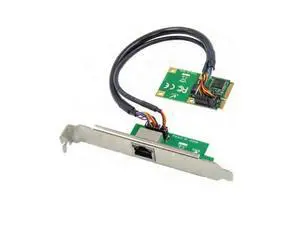 mini PCIe To Single Port RJ45 Gigabit Ethernet NIC Network Card 10/100/1000Mbps JL82574L Chipset Mini PCI-E mini PCIe To Single Port RJ45 Gigabit Ethernet NIC Network Card 10/100/1000Mbps JL82574L Chipset Mini PCI-E