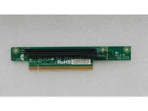RSC-RR1U-E16 1U PCI-E X 16 RISER CAR RSC-RR1U-E16 1U PCI-E X 16 RISER CAR