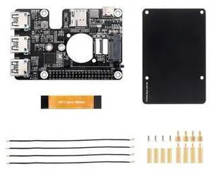 PCIe to M.2 And USB 3.2 HAT+ Fast Data Transfer Module Expansion Card with M.2 Key Interfaces for PC PCIe to M.2 And USB 3.2 HAT+ Fast Data Transfer Module Expansion Card with M.2 Key Interfaces for PC