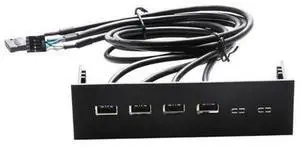 PC computer front panel with 4 ports USB2.0 ports 60cm USB cable 5.25 front bay PC computer front panel with 4 ports USB2.0 ports 60cm USB cable 5.25 front bay
