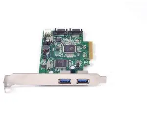 PCI-E x4 to 2 Port SATA3.0 6Gb + 2 Port Super-Speed USB 3.0 External Expansion Card ASMedia 1061+ etron ej168 support 3t PCI-E x4 to 2 Port SATA3.0 6Gb + 2 Port Super-Speed USB 3.0 External Expansion Card ASMedia 1061+ etron ej168 support 3t