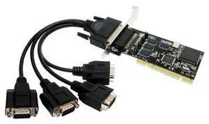 MOSCHIP MCS9865 PCI to serial card RS-232 serial port expansion cards (4) 9-pin com RS232 port integrated MOSCHIP MCS9865 PCI to serial card RS-232 serial port expansion cards (4) 9-pin com RS232 port integrated