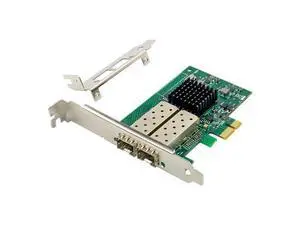 82576EB PCI-E X1 Gigabit Server Network Card Dual-Port SFP Fiber Network Card E1G42EF Fiber Network Card 82576EB PCI-E X1 Gigabit Server Network Card Dual-Port SFP Fiber Network Card E1G42EF Fiber Network Card