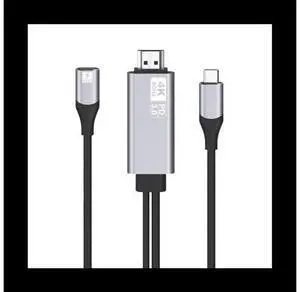 4K@60Hz Type C to HDMI-Compatible Cable Screen Mirroring Device for Laptop Converter Adapter Screen Sharing Accessories 4K@60Hz Type C to HDMI-Compatible Cable Screen Mirroring Device for Laptop Converter Adapter Screen Sharing Accessories