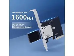 PCIE To CF Card Reader Hard Drive Adapter PCI-E X4 Converter Board CF Type B Memory Card Reader Adapter PCIE To CF Card Reader Hard Drive Adapter PCI-E X4 Converter Board CF Type B Memory Card Reader Adapter