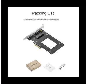 PCIE4.0 to U.2 True Speed 7000MB Expansion Card U2 Adapter Card Nvme Ssd Wire-Free Network Card IO-PCE8639-U2 PCIE4.0 to U.2 True Speed 7000MB Expansion Card U2 Adapter Card Nvme Ssd Wire-Free Network Card IO-PCE8639-U2