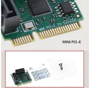 2 Ports Hard Extension Mini PCI-E to Dual Adapter Converter Card 2 Ports Hard Extension Mini PCI-E to Dual Adapter Converter Card