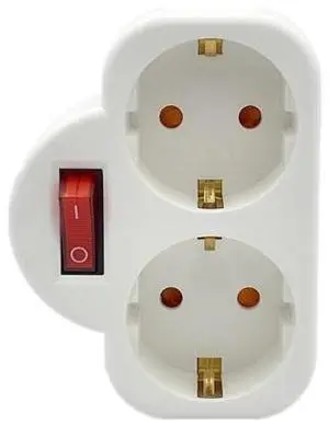 1Pc Durable ABS EU Standard Multiple Plug 16A 250V Double Socket Conversion Socket With Outlet Switch Plug Power Adapter Socket 1Pc Durable ABS EU Standard Multiple Plug 16A 250V Double Socket Conversion Socket With Outlet Switch Plug Power Adapter Socket