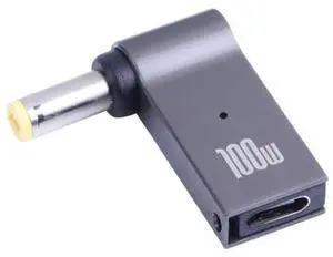 100W USB-C / Type-C Female to DC 5.5 x 2.5mm Male Computer Charging Adapter for 100W USB-C / Type-C Female to DC 5.5 x 2.5mm Male Computer Charging Adapter for