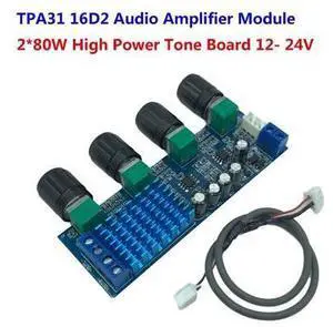 XH-M577 Digital Power Amplifier Board TPA3116D2 Audio Amplifier Bboard High Power Tone Board Operational Amplifier 12-24V XH-M577 Digital Power Amplifier Board TPA3116D2 Audio Amplifier Bboard High Power Tone Board Operational Amplifier 12-24V