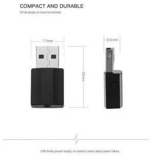 Audio Transmitter Receiver Bluetooth 5.0 USB Dongle Stereo Adapter for TV PC Car Audio Transmitter Receiver Bluetooth 5.0 USB Dongle Stereo Adapter for TV PC Car