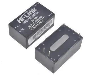 Fuente de alimentación de módulo reductor Beralih, terisolasi AC - DC de 220V, HLK-PM01 para pintar Rumah, 5V Fuente de alimentación de módulo reductor Beralih, terisolasi AC - DC de 220V, HLK-PM01 para pintar Rumah, 5V