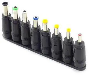 8pcs Universal Laptop DC Power Supply Adapter Connector Plug AC DC Jack Charger Connectors Laptop Power Adapter Conversion plug 8pcs Universal Laptop DC Power Supply Adapter Connector Plug AC DC Jack Charger Connectors Laptop Power Adapter Conversion plug