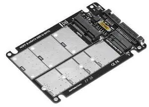 2 in 1 Combo M.2 NGFF MSATA SSD To SATA 3.0 Converter Card M.2 NGFF B-key & MSATA SSD To SATA 3.0 Converter for PC Laptop 2 in 1 Combo M.2 NGFF MSATA SSD To SATA 3.0 Converter Card M.2 NGFF B-key & MSATA SSD To SATA 3.0 Converter for PC Laptop