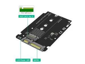 M.2 Adapter To 2.5 SATA Enclosure with 7mm Case M.2 (NGFF) SSD To SATA III Hard Drive Enclosure for 2230 2242 2260 2280 SSDs M.2 Adapter To 2.5 SATA Enclosure with 7mm Case M.2 (NGFF) SSD To SATA III Hard Drive Enclosure for 2230 2242 2260 2280 SSDs