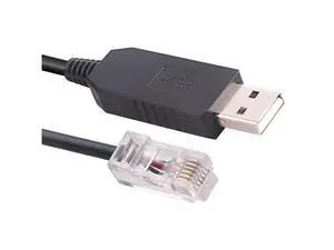 USB RS232 Serial Serial Cable for Communication Mppt Solar Charget Controlle SRNE Solar Charge Controller USB to RJ12 6P6C Cable (6ft) USB RS232 Serial Serial Cable for Communication Mppt Solar Charget Controlle SRNE Solar Charge Controller USB to RJ12 6P6C Cable (6ft)