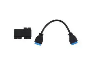 USB 3.0 19PIN One-To-Two Hub Part With Chip And Modular Cable Design USB 19PIN HUB Motherboard 19PIN Extension Cable 1 To 2 USB 3.0 19PIN One-To-Two Hub Part With Chip And Modular Cable Design USB 19PIN HUB Motherboard 19PIN Extension Cable 1 To 2