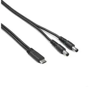 60W USB C to DC 5.5 x 2.5mm Power Charging Cord for Laptop 20V USB Type C Male Input to Double DC 5.5 x 2.5mm Male Cable 60W USB C to DC 5.5 x 2.5mm Power Charging Cord for Laptop 20V USB Type C Male Input to Double DC 5.5 x 2.5mm Male Cable