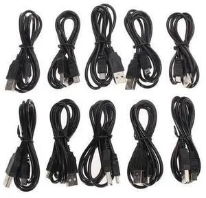 10 pcs USB Charging Cable Wireless Gamepad Charger Data Cable For PS3 Controller Connect Computer Play charging 1m 10 pcs USB Charging Cable Wireless Gamepad Charger Data Cable For PS3 Controller Connect Computer Play charging 1m