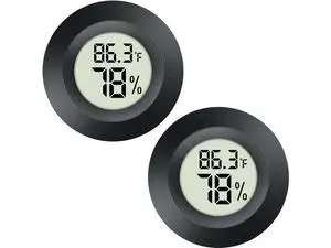 2 Pack Hygrometer Thermometer Mini Digital LCD Monitor Indoor/Outdoor Humidity Meter Gauge Temperature for Humidifiers Dehumidifiers Greenhouse Reptile Humidor Fahrenheit/Celsius(/) 2 Pack Hygrometer Thermometer Mini Digital LCD Monitor Indoor/Outdoor Humidity Meter Gauge Temperature for Humidifiers Dehumidifiers Greenhouse Reptile Humidor Fahrenheit/Celsius(/)