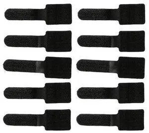 10PCS Under Desk Cable Management Wire Organizers Sticky Back Self Adhesive Cable Ties Hook and Loop Straps 10PCS Under Desk Cable Management Wire Organizers Sticky Back Self Adhesive Cable Ties Hook and Loop Straps