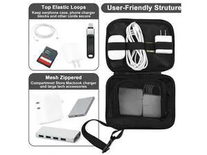 Multifunctional Travel Bag Cable Organizer Bag Gadget Carry Bag for Cables Power USB Flash Drive Charger Accessories Multifunctional Travel Bag Cable Organizer Bag Gadget Carry Bag for Cables Power USB Flash Drive Charger Accessories