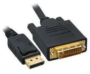 DisplayPort to DVI Video Cable, DisplayPort Male to DVI Male, 6 foot DisplayPort to DVI Video Cable, DisplayPort Male to DVI Male, 6 foot