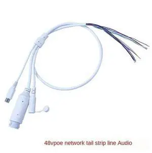 48V to 12V PoE Cable With DC Audio IP Camera RJ45 Cable built in PoE module For CCTV IP Camera 48V to 12V PoE Cable With DC Audio IP Camera RJ45 Cable built in PoE module For CCTV IP Camera