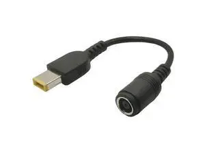 7.9*5.5 To Square Pin DC Power Plug Cable for ThinkPad X1 Carbon 0B47046 Adapter Convertor Connector Power Cable 7.9*5.5 To Square Pin DC Power Plug Cable for ThinkPad X1 Carbon 0B47046 Adapter Convertor Connector Power Cable