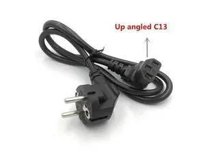 2X EU PDU AC Power Cord,European 3Pin Male Plug To IEC 320 C13 UP Angled Power Adapter Cable For Wall Mount TV(EU Plug) 2X EU PDU AC Power Cord,European 3Pin Male Plug To IEC 320 C13 UP Angled Power Adapter Cable For Wall Mount TV(EU Plug)