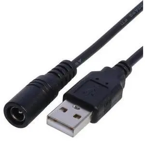 USB 2.0 Male A to DC 5.5mm x 2.1mm Female Plug Jack DC Power Cord Socket Connector 5V Cable Line 5.5mm*2.1mm for USB Fan/Speaker USB 2.0 Male A to DC 5.5mm x 2.1mm Female Plug Jack DC Power Cord Socket Connector 5V Cable Line 5.5mm*2.1mm for USB Fan/Speaker