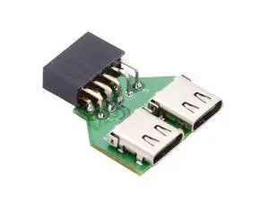 Dual Ports USB 3.1 Type C USB-C Female to USB 2.0 Motherboard 9pin 10pin Header Adapter PCBA 480Mbps Dual Ports USB 3.1 Type C USB-C Female to USB 2.0 Motherboard 9pin 10pin Header Adapter PCBA 480Mbps
