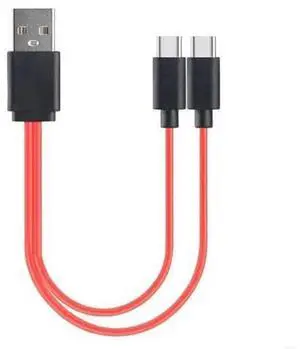 2 in 1 USB C Splitter Cable Charging USB to 2 Type C Cable For Two USB C Devices Charger Cord Mobile Phone Charge 2 in 1 USB C Splitter Cable Charging USB to 2 Type C Cable For Two USB C Devices Charger Cord Mobile Phone Charge