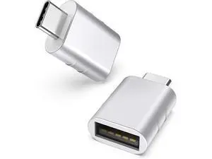 USB C to USB Adapter 2 Pack USB C Male to USB3 Female Adapter Compatible with MacBook Pro 2023 iMac iPad Mini 6/Pro MacBook Air 2022 and Other Type C or Thunderbolt 4/3 Devices Space Silver USB C to USB Adapter 2 Pack USB C Male to USB3 Female Adapter Compatible with MacBook Pro 2023 iMac iPad Mini 6/Pro MacBook Air 2022 and Other Type C or Thunderbolt 4/3 Devices Space Silver