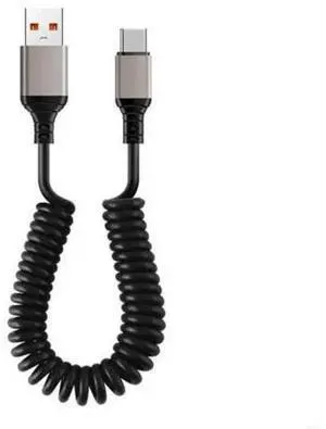 USB Type C Spring Quick Charger Wire 6A Spring USB Cable USB Charger for Type c Cable USB Type C Spring Quick Charger Wire 6A Spring USB Cable USB Charger for Type c Cable