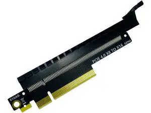 PCIE 4.0 X4 X8 to X16 Riser Card Converter PCB Adapter GEN4 Board for Graphics Card Network Card Capture Card and Other Standard PCIE Card (X8 to X16) PCIE 4.0 X4 X8 to X16 Riser Card Converter PCB Adapter GEN4 Board for Graphics Card Network Card Capture Card and Other Standard PCIE Card (X8 to X16)