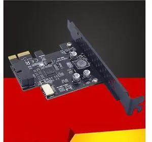 PCI Express 2.0 X1 USB 3.2 Gen1 19Pin + TYPE-E Expansion Card PCIe Front Type-C Adapter Riser Type-E USB3.2 A-KEY 5Gbps Card PCI Express 2.0 X1 USB 3.2 Gen1 19Pin + TYPE-E Expansion Card PCIe Front Type-C Adapter Riser Type-E USB3.2 A-KEY 5Gbps Card