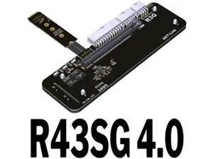 M.2 NVMe to PCIe x16 connector PCIe x16 to M.2 NVMe eGPU Adapter R43SG 4.0 eGPU for NUC / ITX /Notebook PC Red M.2 NVMe to PCIe x16 connector PCIe x16 to M.2 NVMe eGPU Adapter R43SG 4.0 eGPU for NUC / ITX /Notebook PC Red