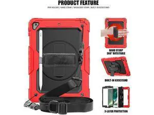 iPad 9.7 2018 2017 Case iPad Air 2 Case iPad Pro 9.7 Case Heavy Duty Rugged Shockproof Protective Hard Case Cover For for Apple iPad 6th / 5th Generation / iPad Air 2 / iPad Pro 9.7 inch iPad 9.7 2018 2017 Case iPad Air 2 Case iPad Pro 9.7 Case Heavy Duty Rugged Shockproof Protective Hard Case Cover For for Apple iPad 6th / 5th Generation / iPad Air 2 / iPad Pro 9.7 inch