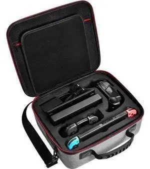 Deluxe Carry Case for Nintendo Switch Werleo Hard Travel Case Fit Nintendo Switch System and Pro Controller Deluxe Carry Case for Nintendo Switch Werleo Hard Travel Case Fit Nintendo Switch System and Pro Controller