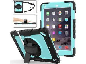 iPad 9.7 2018 2017 Case iPad Air 2 Case iPad Pro 9.7 Case Heavy Duty Rugged Shockproof Protective Hard Case Cover For for Apple iPad 6th / 5th Generation / iPad Air 2 / iPad Pro 9.7 inch iPad 9.7 2018 2017 Case iPad Air 2 Case iPad Pro 9.7 Case Heavy Duty Rugged Shockproof Protective Hard Case Cover For for Apple iPad 6th / 5th Generation / iPad Air 2 / iPad Pro 9.7 inch