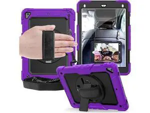 iPad 6th 5th Generation Case New iPad 9.7 Inch 2018 2017 Case Full-body Shock Proof Hybrid Armor Protective Case Cover with 360 Rotating Stand & Strap for Apple iPad 5th / 6th iPad Air 2 iPad Pro 9.7 iPad 6th 5th Generation Case New iPad 9.7 Inch 2018 2017 Case Full-body Shock Proof Hybrid Armor Protective Case Cover with 360 Rotating Stand & Strap for Apple iPad 5th / 6th iPad Air 2 iPad Pro 9.7